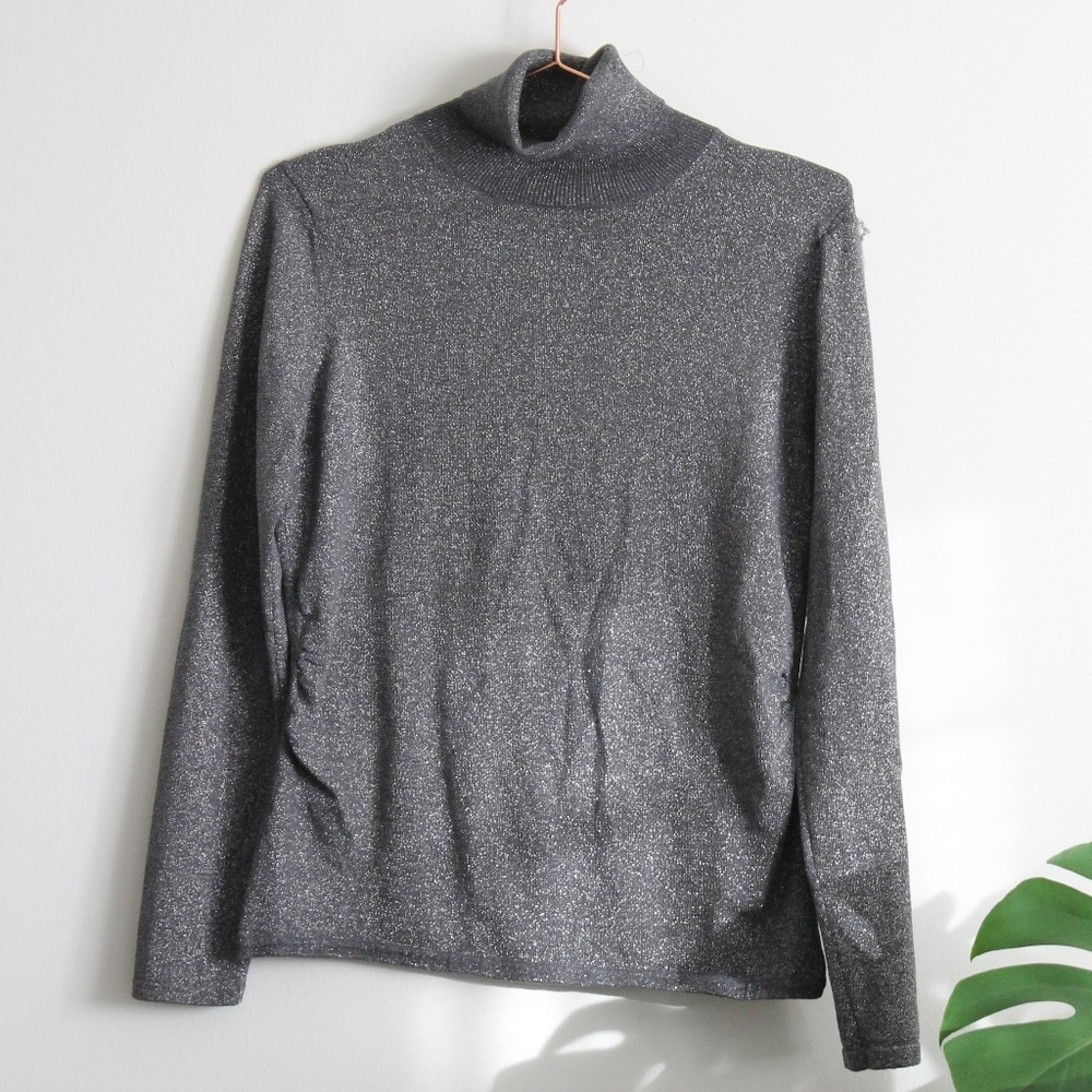 Vintage Glitter Turtleneck